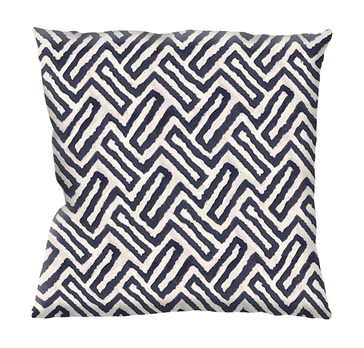 Summer Filled Cushion 56cm x 56cm Blue