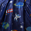 Catherine Lansfield Lost In Space 130cmx170cm Throw Blue