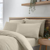 Catherine Lansfield So Soft Easy Iron Four Pack of Housewife Pillowcases Natural