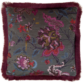 Voyage Maison Adhira 55cm x 55cm Feather Filled Cushion Slate