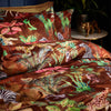 Wylder Aranya Exotic Velvet Single Duvet Cover Bedding Set Rust