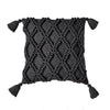 Drift Home Alda Outdoor Filled Cushion 43cm x 43cm Black