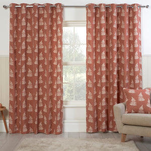 Orange Bay Window Curtains, Trendy Orange Curtains