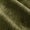 Yard Heavy Chenille Velvet Ready Made Pencil Pleat Curtains Olive