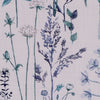 Wildflowers Made to Measure Roman Blind Indigo