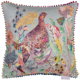 Voyage Maison Ladygrouse 45cm x 45cm Feather Filled Cushion Robins Egg