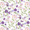 Laura Ashley Elmswell Made to Measure Blackout Roller Blind Violet