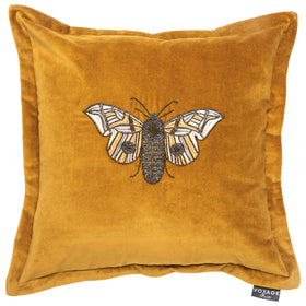 Voyage Maison Luna 50cm x 50cm Feather Filled Cushion Mustard