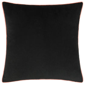 Paoletti Meridian Filled Cushion 55cm x 55cm Black Blush