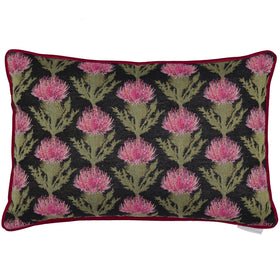 Voyage Maison Moray Wool 40cm x 60cm Boudoir Filled Cushion Hollyhock