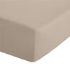 Catherine Lansfield Easy Iron Percale Extra Deep Bed Linen Fitted Sheet Natural