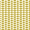 Orla Kiely Jumbo Solid Stem Made to Measure Wave Curtain + FREE Track Seagrass