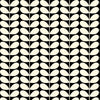 Orla Kiely Jumbo Solid Stem Made to Measure Curtain Black