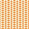 Orla Kiely Jumbo Solid Stem Translucent Made to Measure Roller Blind Tomato