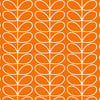 Orla Kiely Jumbo Linear Stem Translucent Made to Measure Roller Blind Persimmon