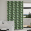 Orla Kiely Dog Show Made to Measure Wave Curtain + FREE Track Green