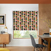 Orla Kiely Multi Stem Made to Measure Blackout Roller Blind Pink Red
