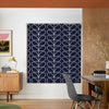Orla Kiely Jumbo Linear Stem Made to Measure Blackout Roller Blind Whale