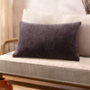 Yard Osaka Chenille 40cm x 60cm Filled Boudoir Flint Grey