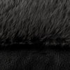 Stanza Faux Fur Filled Cushion 55cm x 55cm Jet