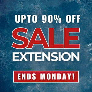 UPTO 90% OFF Ends Monday!