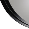 Thin Round Deep Edge Wall Mirror 50cm x 50cm Mirror Black