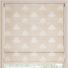 William Morris Marigold Tree Embroidery Made to Measure Roman Blind Chalk