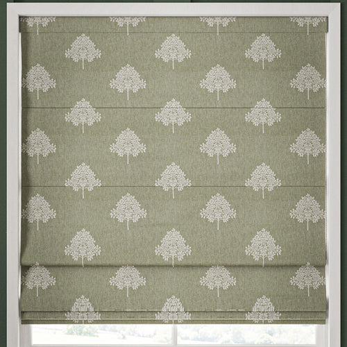 William Morris Marigold Tree Embroidery Made to Measure Roman Blind Nettle