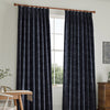 William Morris Marigold Velvet Made to Measure Curtain Indigo