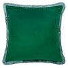 Wylder Nature Woodlands Floral Jacquard Filled Cushion 55cm x 55cm Green