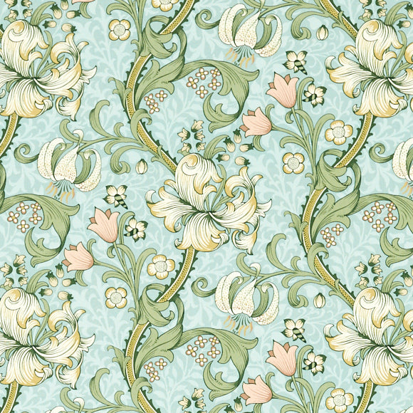 Golden Lily Fabric Apple Blush