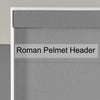 Emily Bond Oscar Stripe Made to Measure Roman Blind Linen