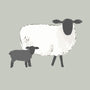 Sophie Allport Sheep Made to Measure Curtain Pebble Sample Image