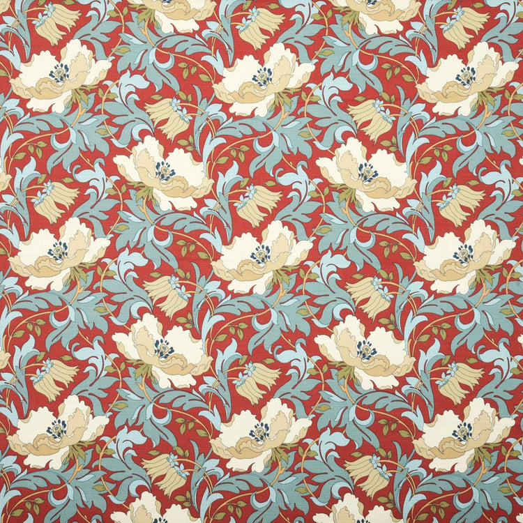 Cherry Art Deco Fabric by iLiv