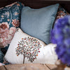 Clarke & Clarke Bergamot Fabric Multi Linen