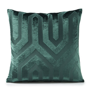 Jack Wills Varsity Filled Cushion in Dark Green