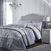 Silver Catherine Lansfield Damask Jacquard Duvet Cover Bedding Set | Terrys