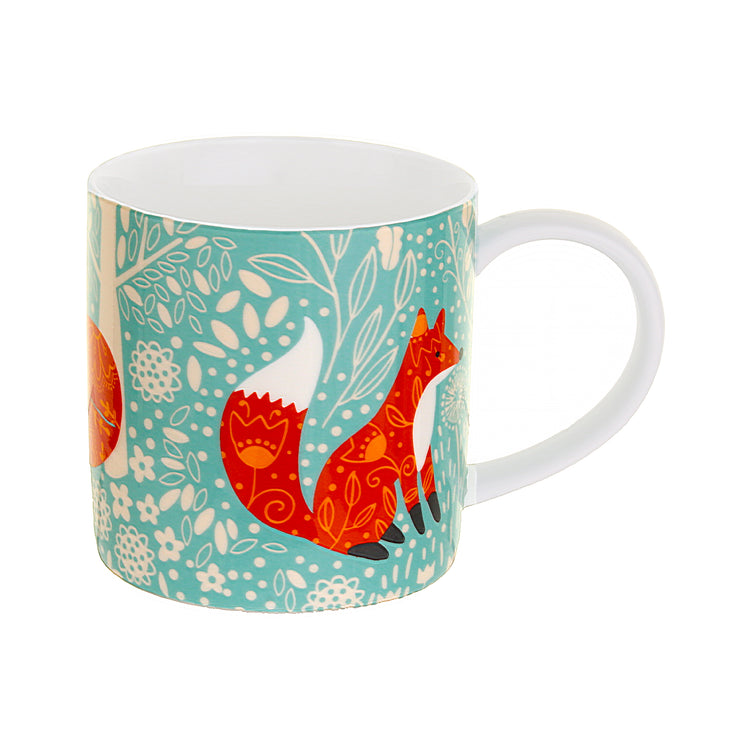 Ulster Weavers Foraging Fox Mug - New Bone China in Blue | 96% Brand ...