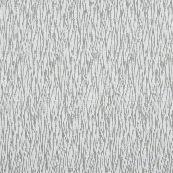 Linear Curtain Fabric In Silver, Curtain Fabric