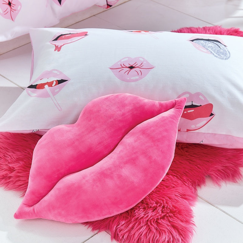 Pink Sassy B Lip Service Duvet Cover Bedding Set | Terrys