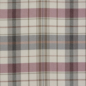 Nevis Check Fabric Rosso