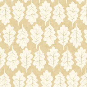 iLiv Oak Leaf Fabric Ochre