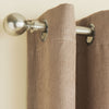 Vogue Thermal Blockout Ready Made Eyelet Curtains Latte
